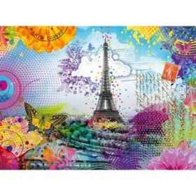 Ravensburger - Puzzle carte postala din Paris 500 piese Ravensburger - 1